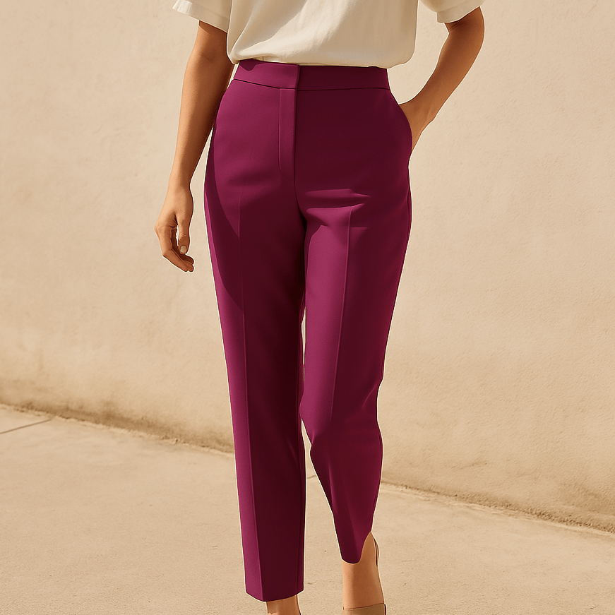 Viscose blend fabric | Intense purple