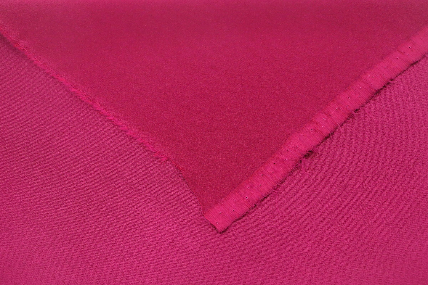 Purple rayon and polyester fabric with satin backing