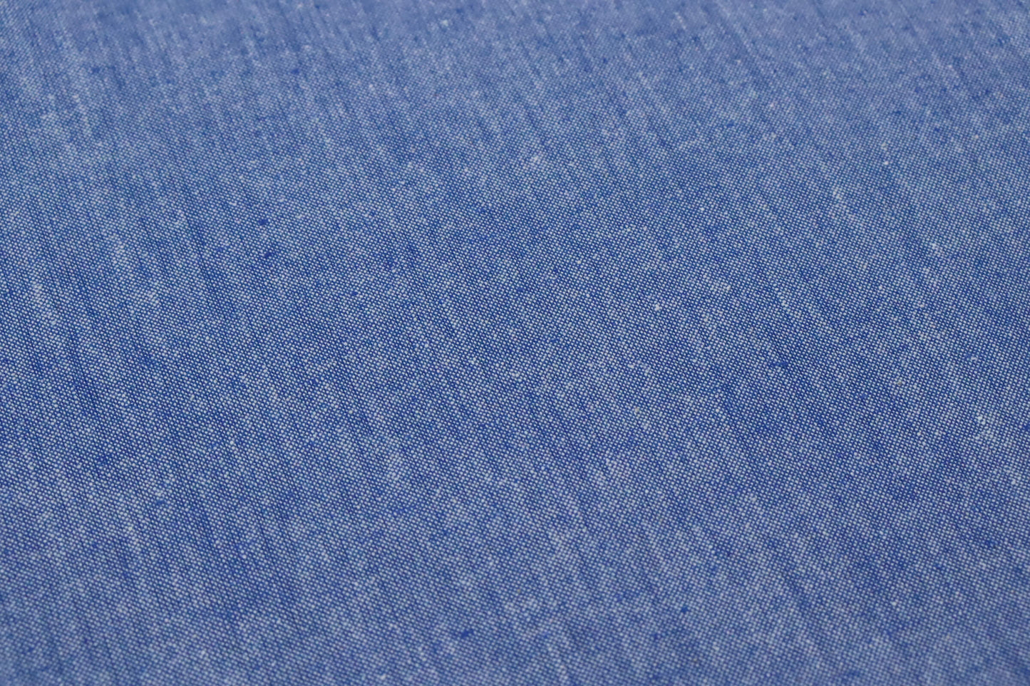 Blue heather chambray style cotton fabric