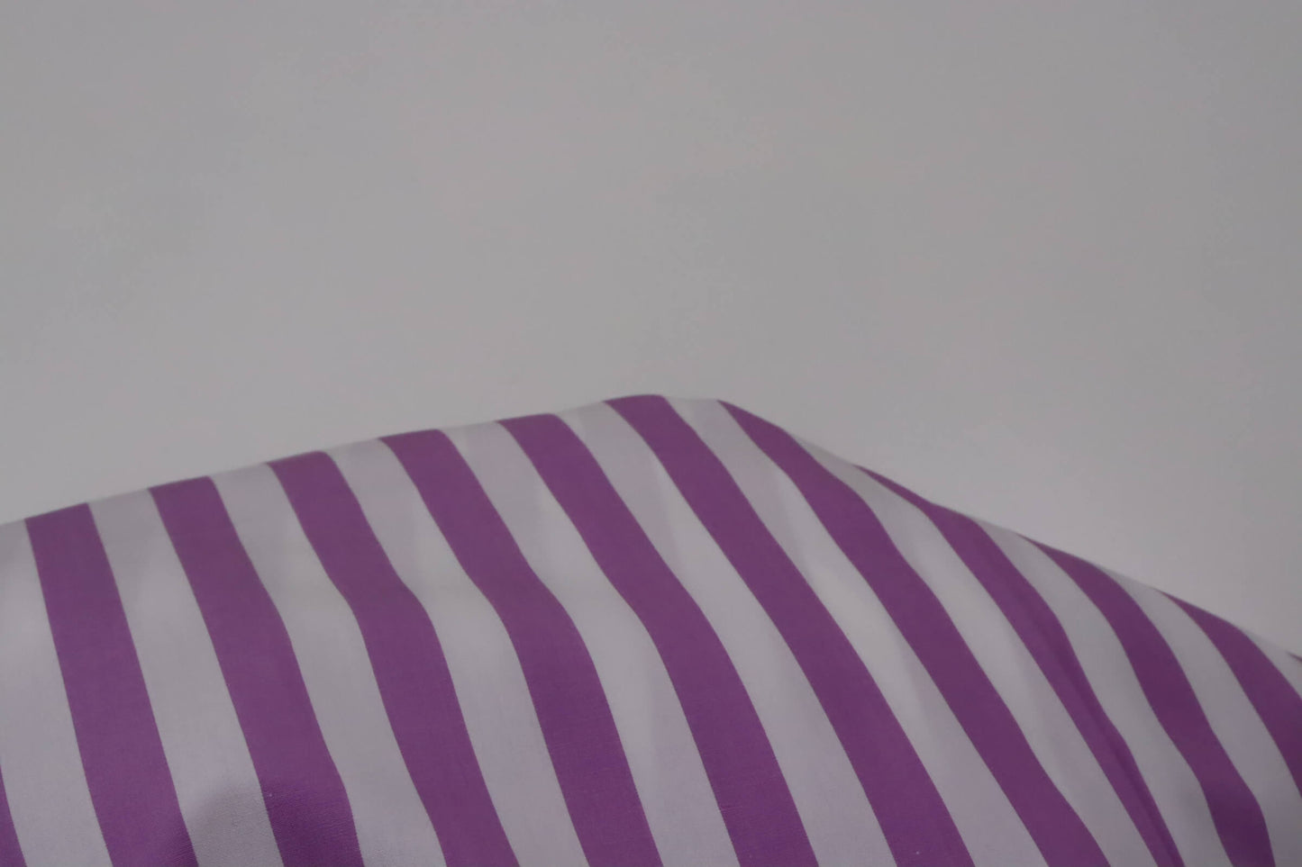 Purple striped woven-dyed cotton poplin fabric