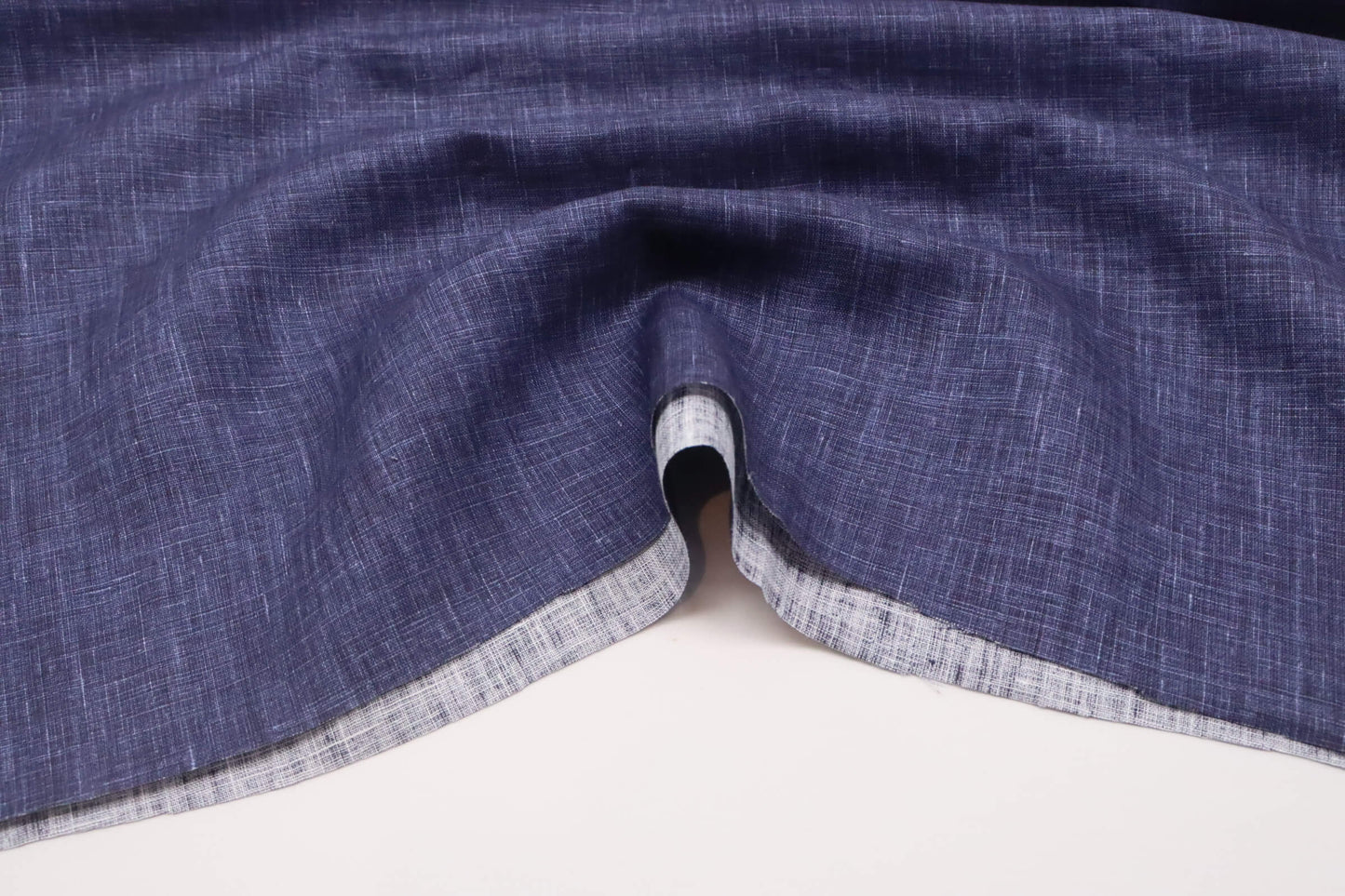 Tissu 100% lin lavé | Bleu d’Éleusis