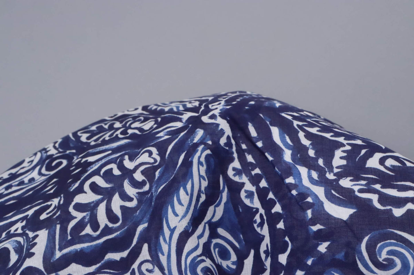 Bedruckter Baumwoll-Voile-Stoff | Blaues Minarett