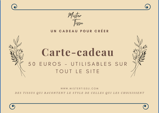 Gift Card - Mister Tissu