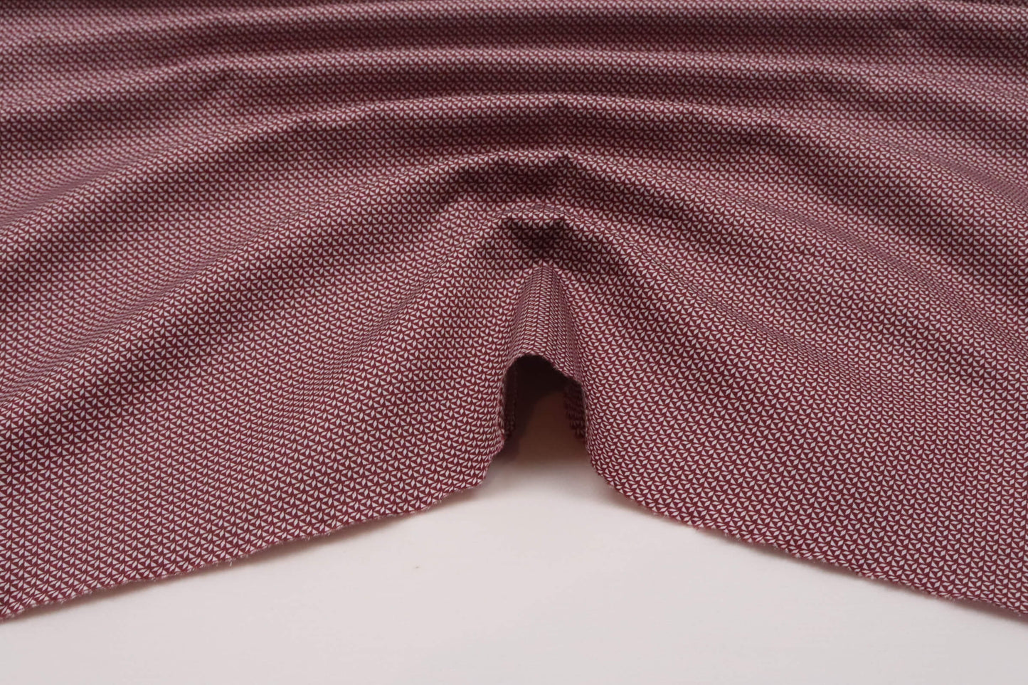 Tissu popeline de coton imprimé | Rouge Quadrivium