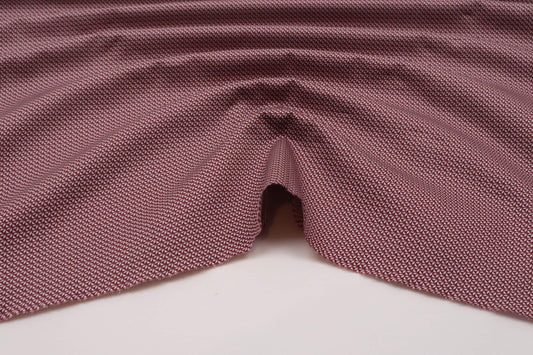 Tissu popeline de coton imprimé | Rouge Quadrivium
