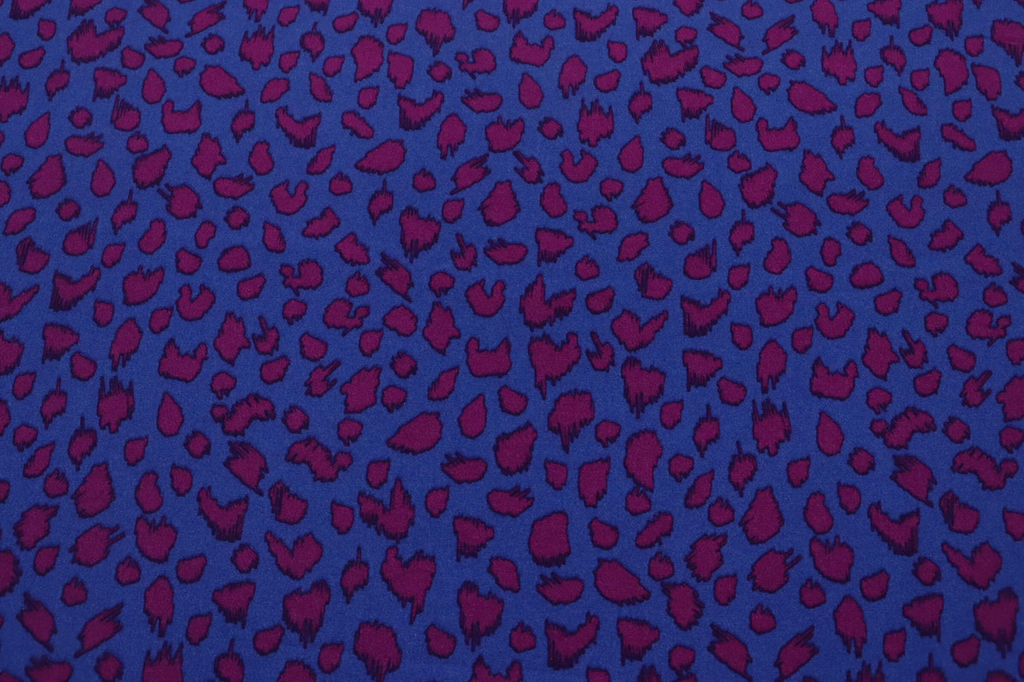 Leopard print viscose crepe fabric | Indigo Fawn