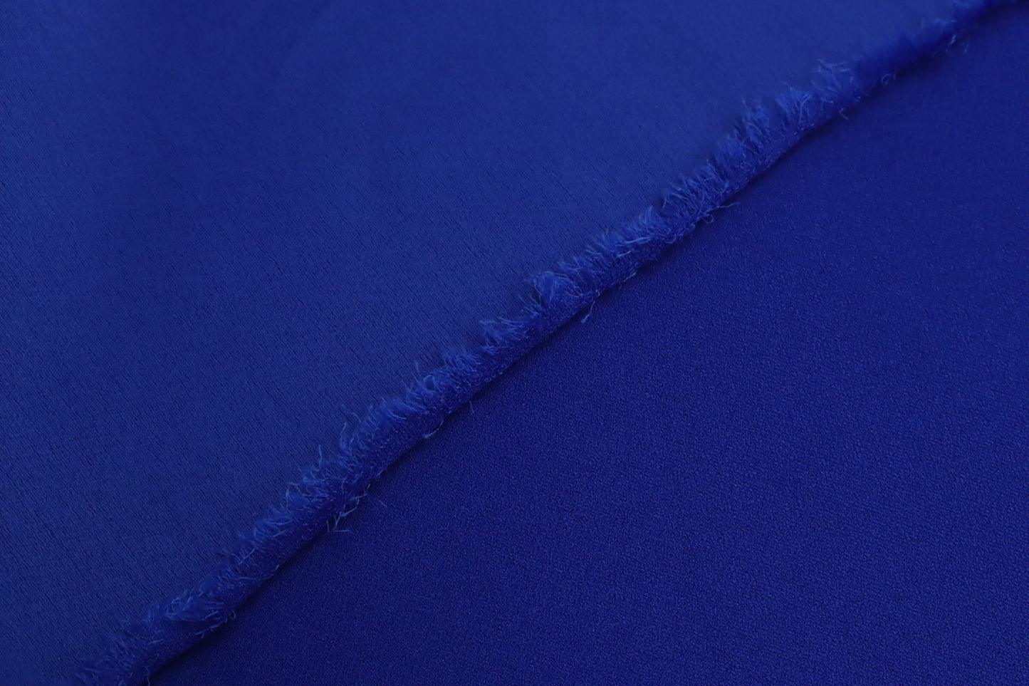Royal Blue Satin Backed Polyester Fabric | Vermeer Sky
