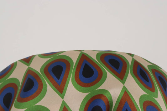 Tissu satin de polyester imprimé goutte rétro | Pluie de Lumière
