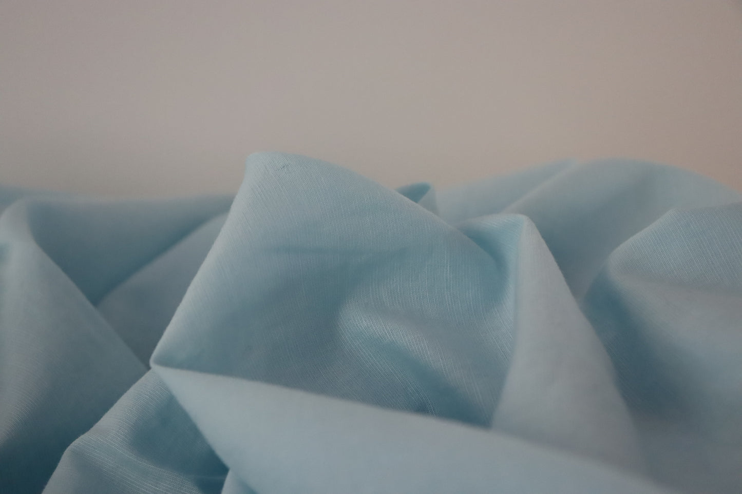 Tissu lin et coton | Bleu