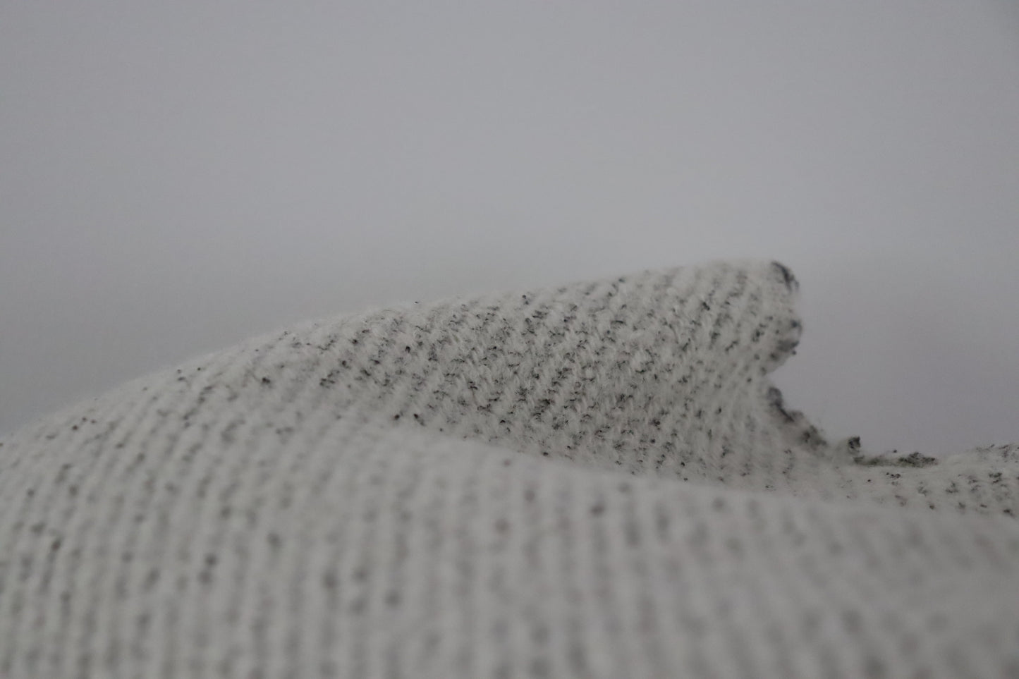 Tissu laine blanc cassé