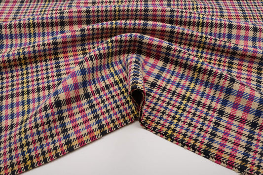 tissu tweed multicolore