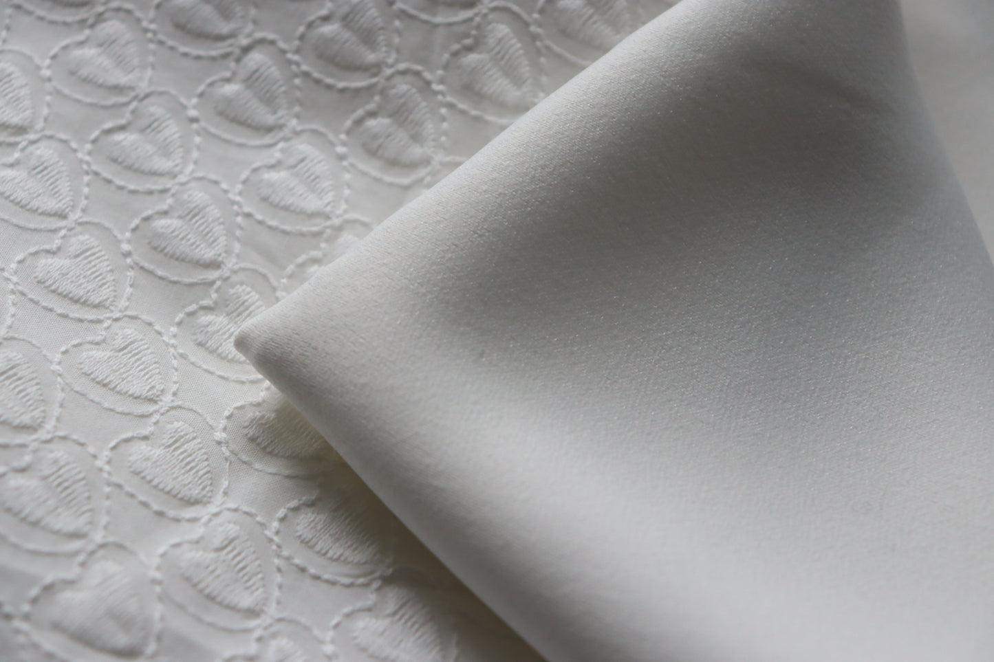 Tissu Crêpe blanc | Emma