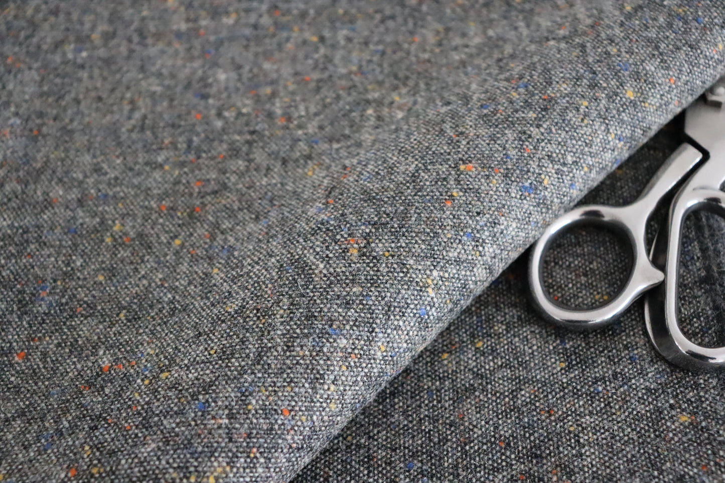 Tissu Tweed italien gris | Sergio