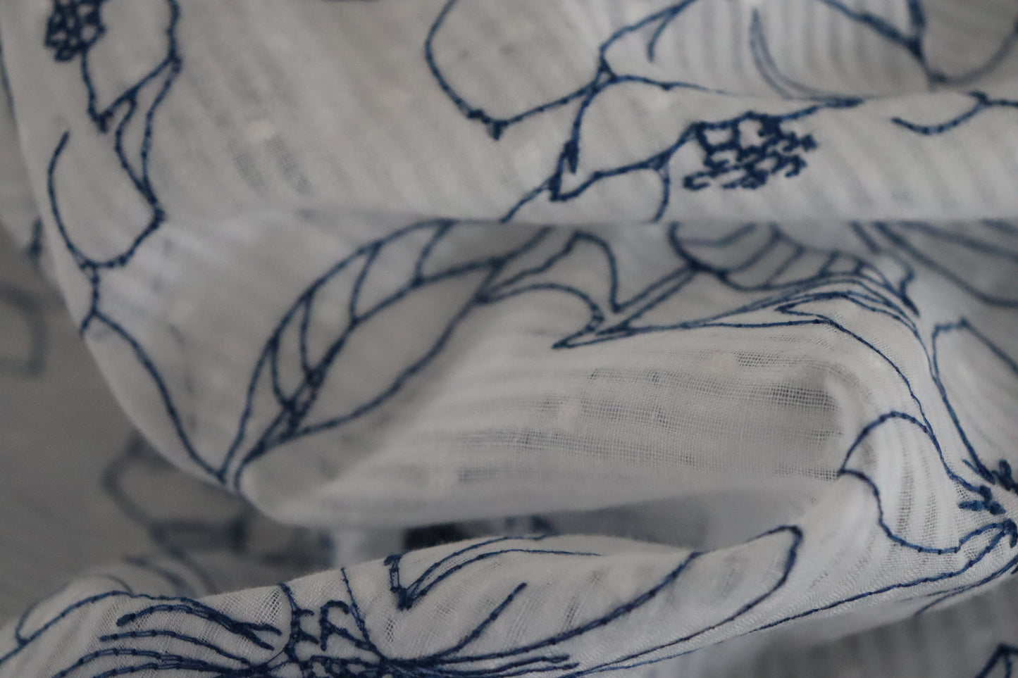 Tissu Coton plumetis brodé | Mathilde