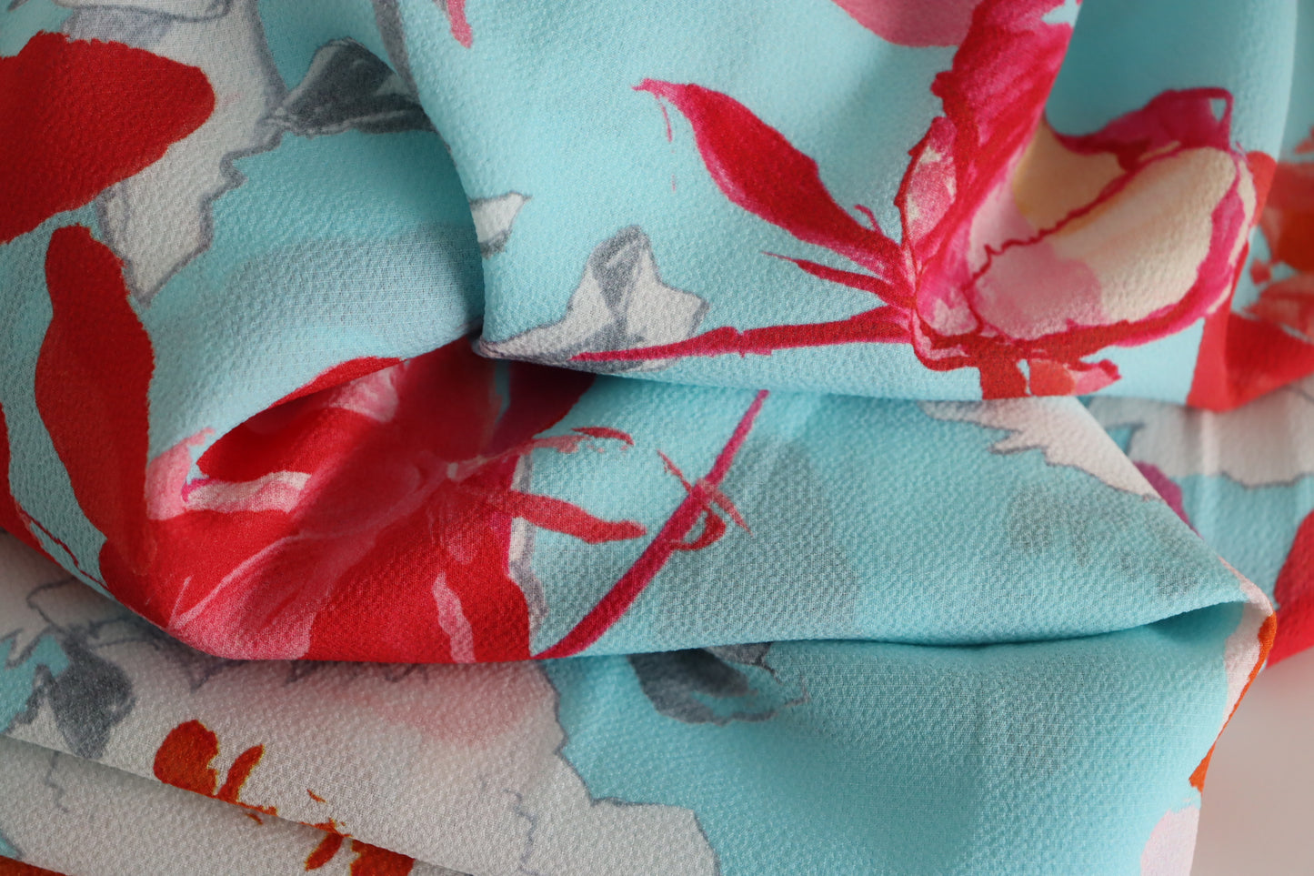Tissu Polyester imprimé floral | Julia