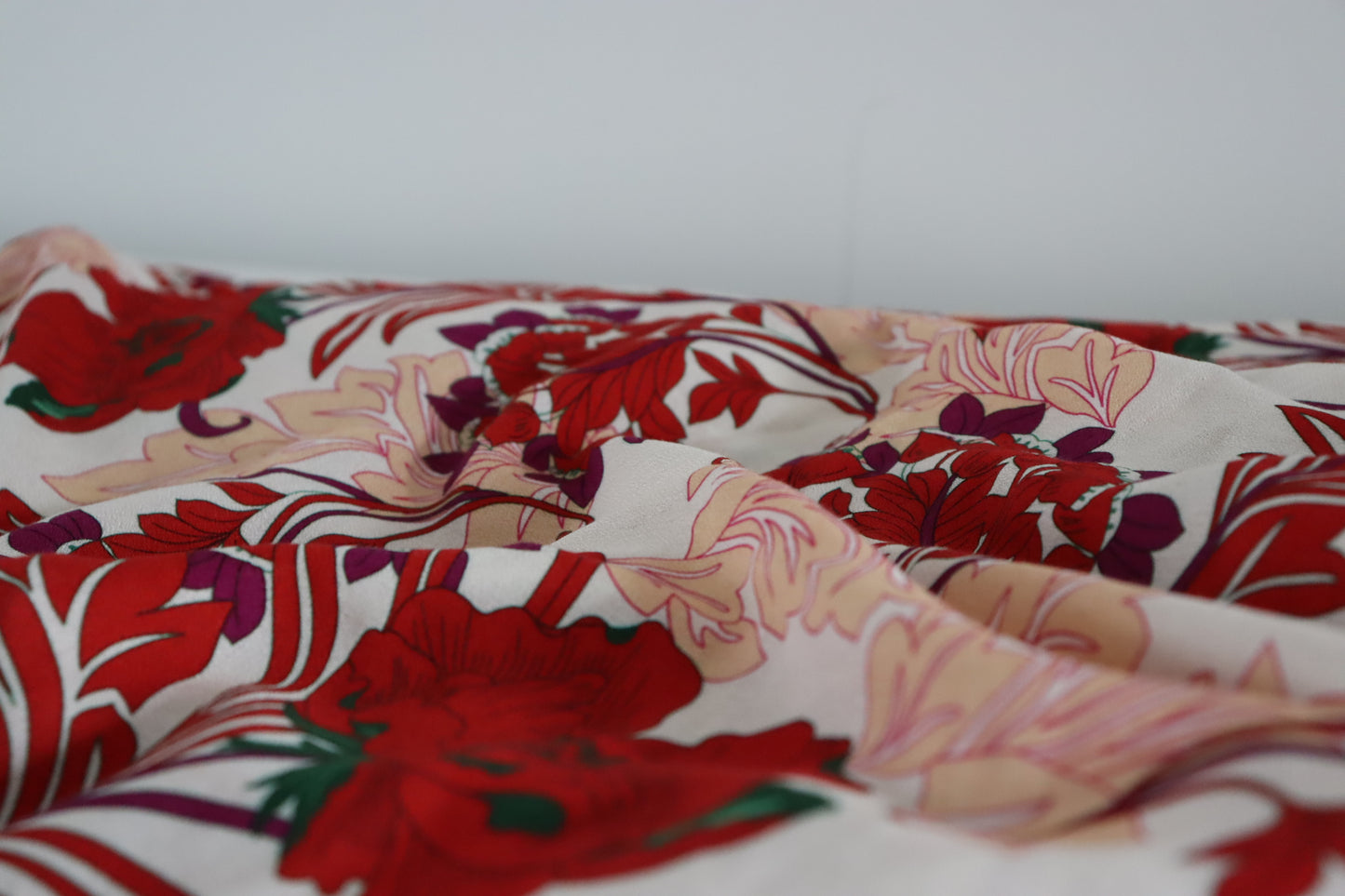 Tissu Crepe de Viscose imprimé fleurs | Valentina