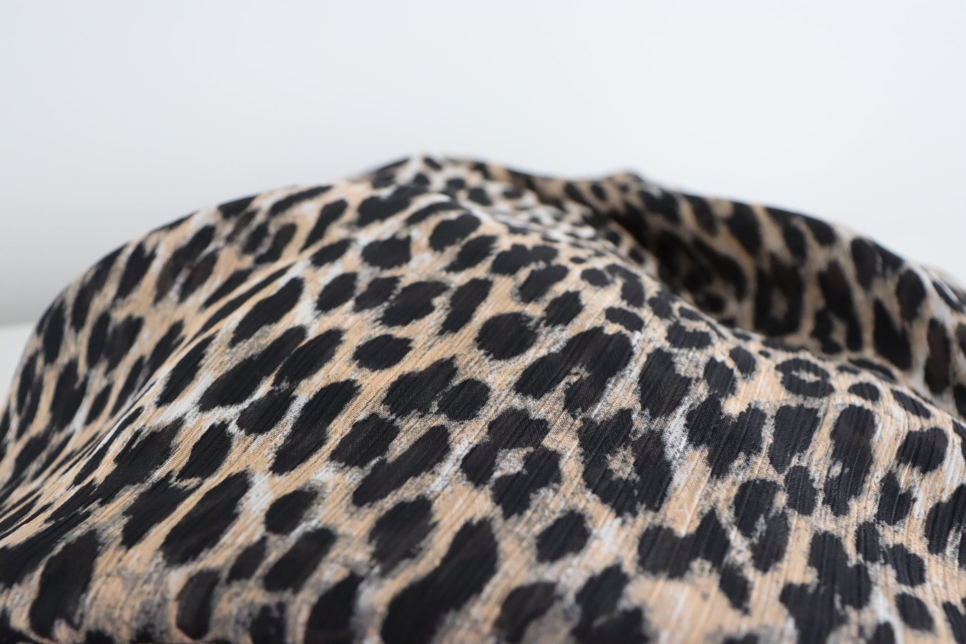 tissu polyester imprimé leopard